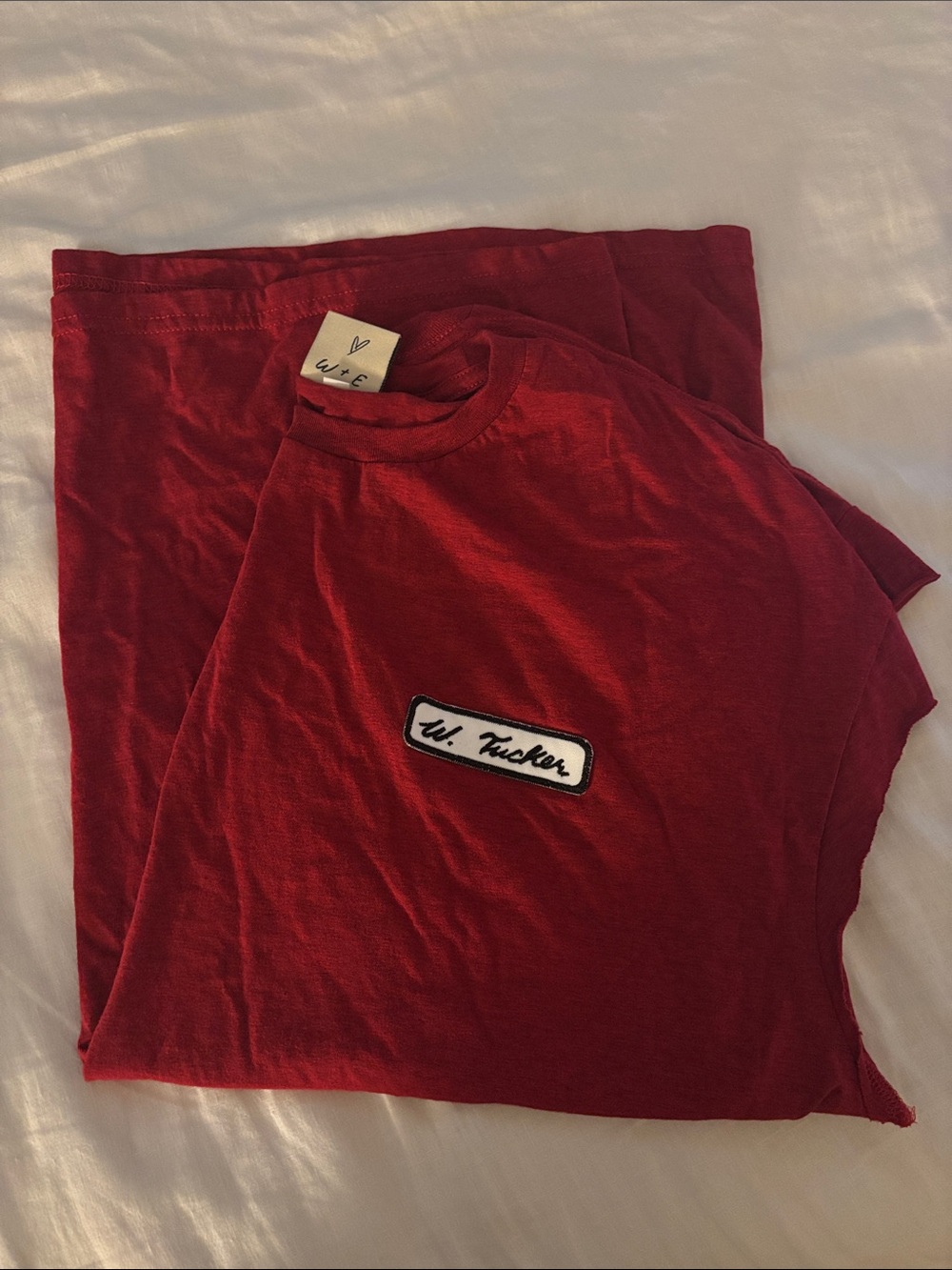 Ethel Cain W. Tucker Red Crewneck Tee
